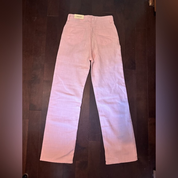 Pink Linen Pants - Picture 2 of 4